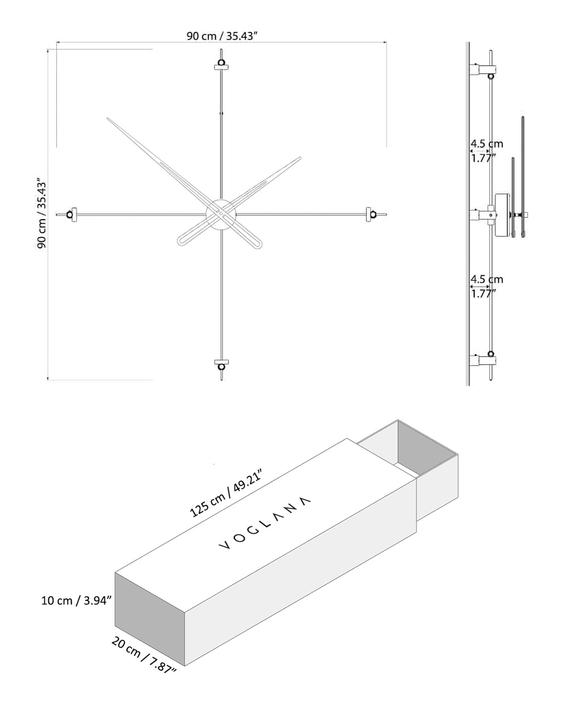 Size chart for Strato 90